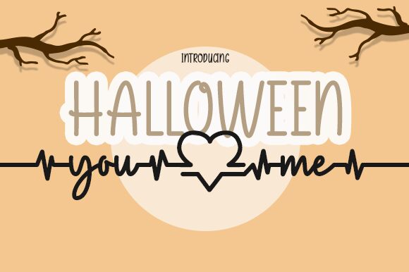 Halloween You And Me Schriftart