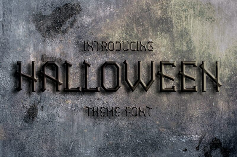 Halloween Schriftart