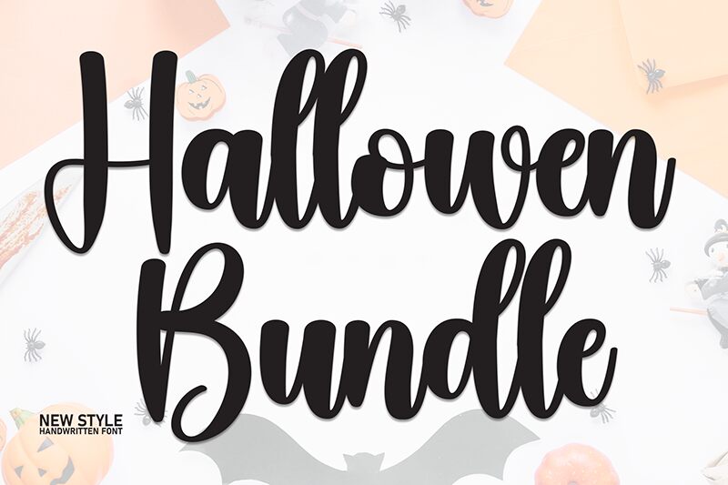 Hallowen Bundle Druh písma