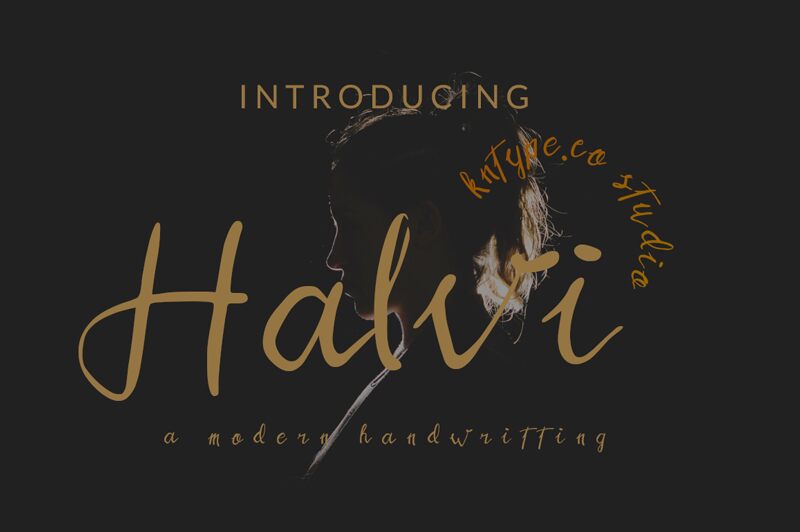 Halvi الخط