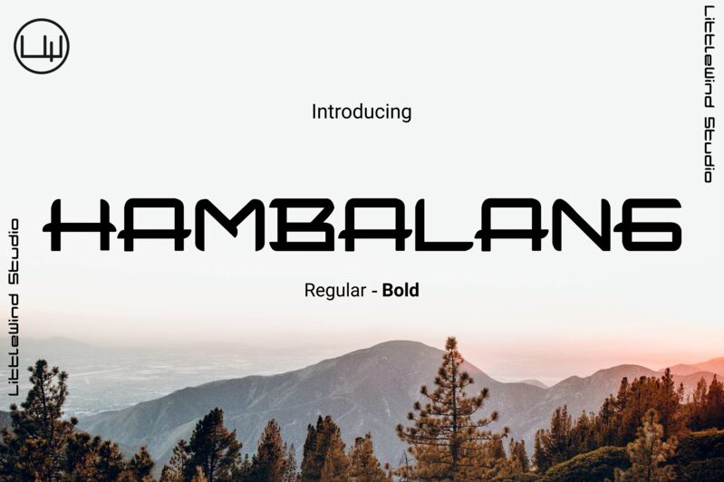Hambalang Schriftart