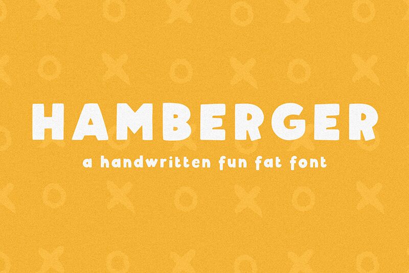 Hamberger Schriftart
