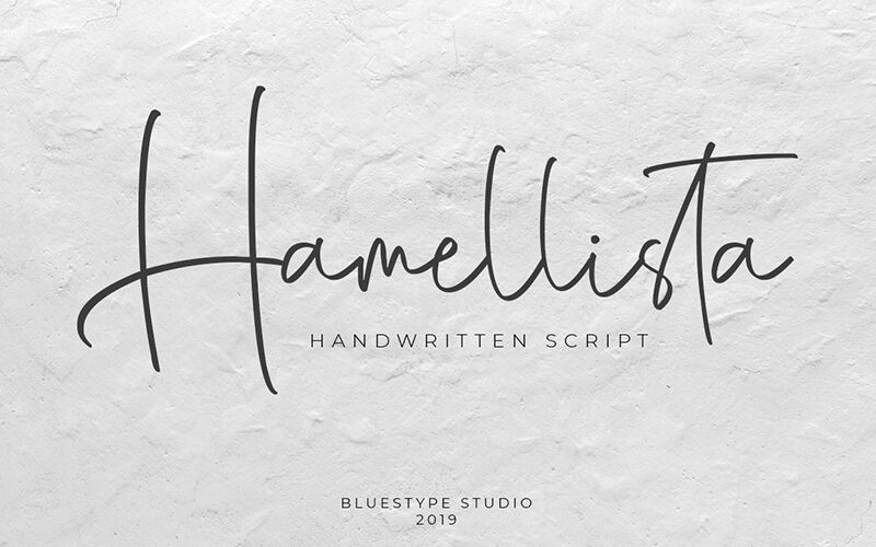 Hamellista Schriftart