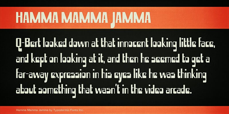 Hamma Mamma Jamma Carattere