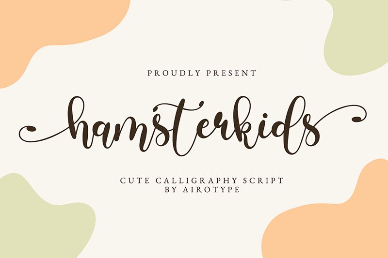 Hamsterkids Schriftart