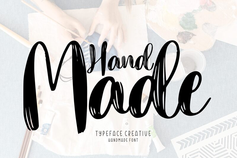 Hand Made Schriftart