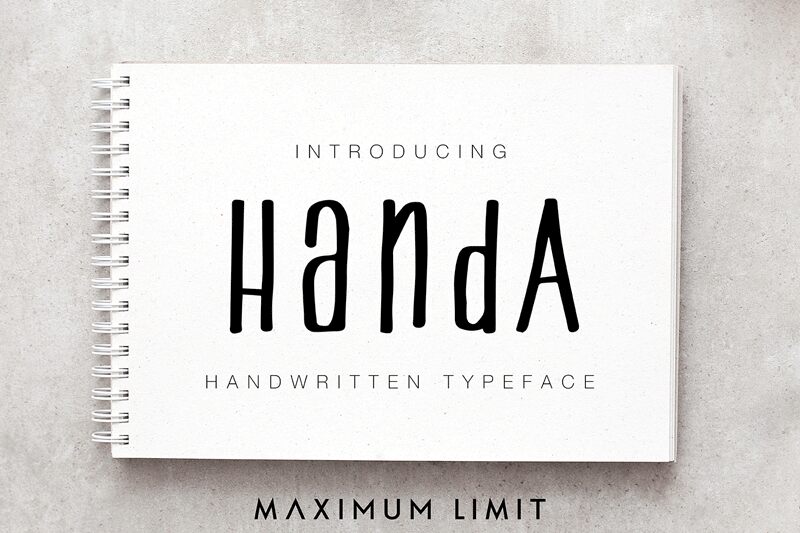 Handa Schriftart
