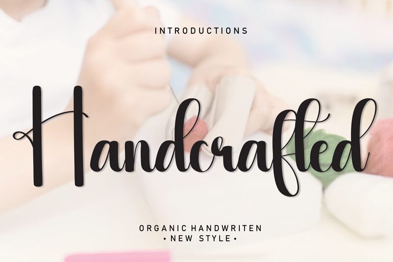 Handcrafted Druh písma