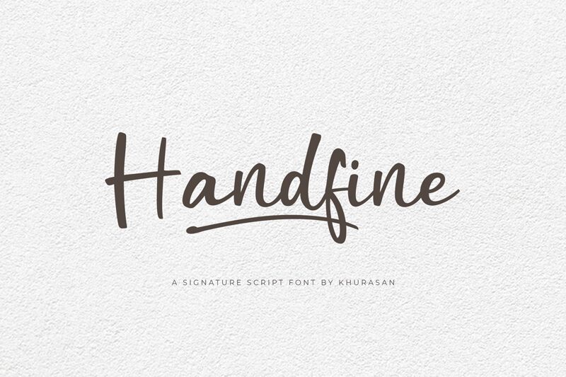 Handfine font | Fonts2u.com