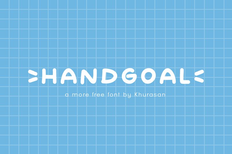 Handgoal Schriftart
