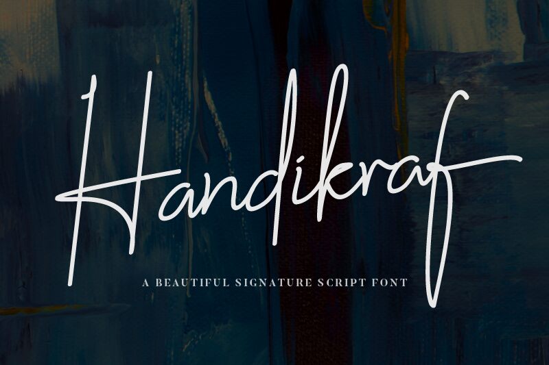 Handikraf Schriftart