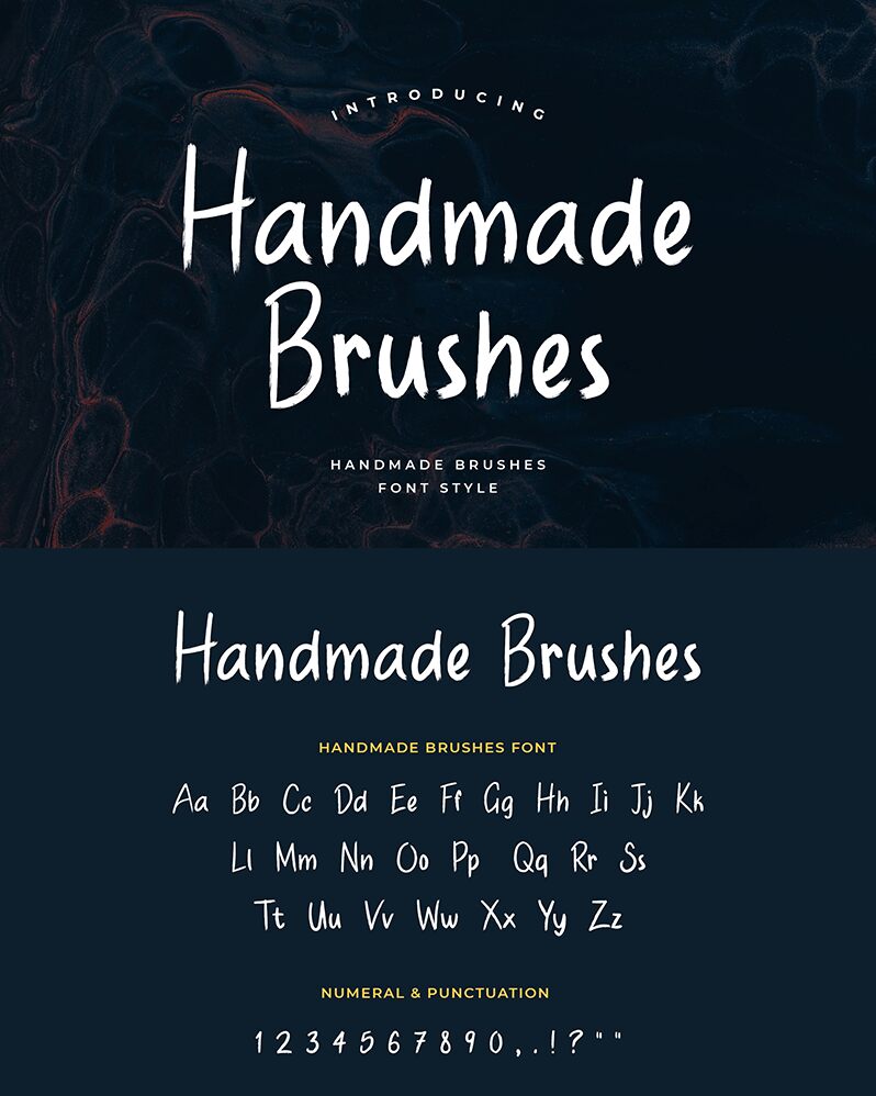 Handmade Brushes Font