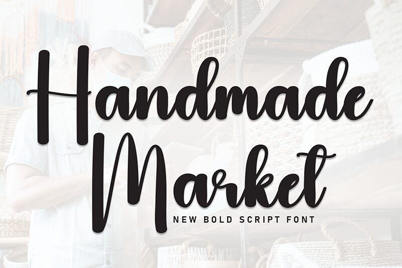 Handmade Market Schriftart