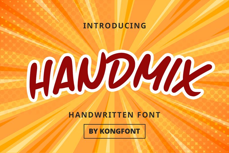 Handmix Schriftart