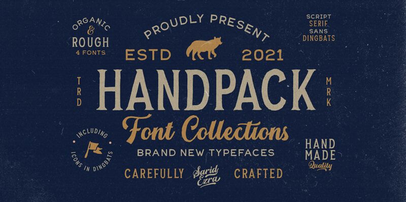 Handpack Script フォント