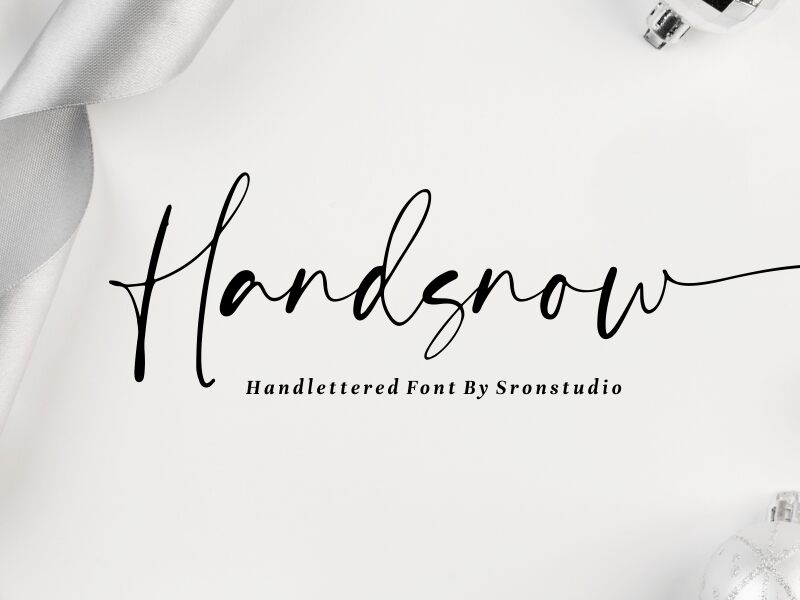 Handsnow Carattere