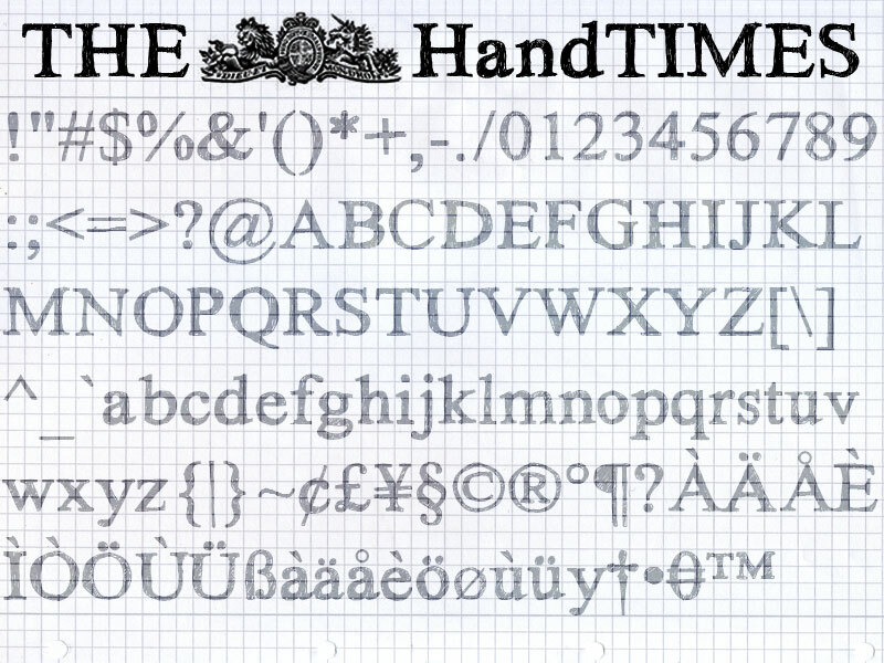 HandTIMES Carattere