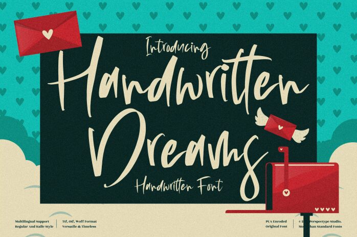 Handwritten Dreams Schriftart