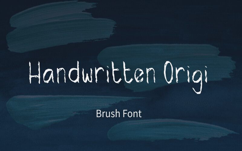 Handwritten Origi الخط