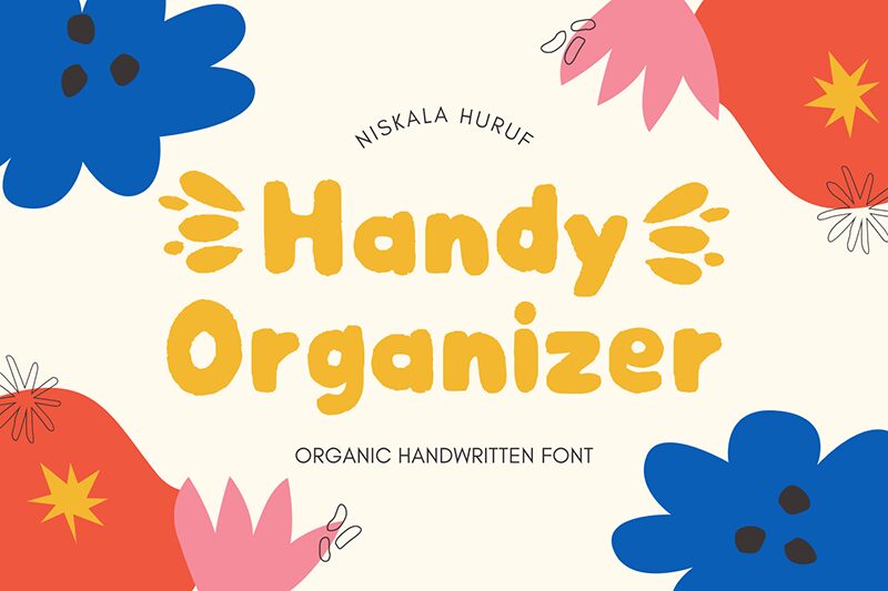 Handy Organizer Czcionka