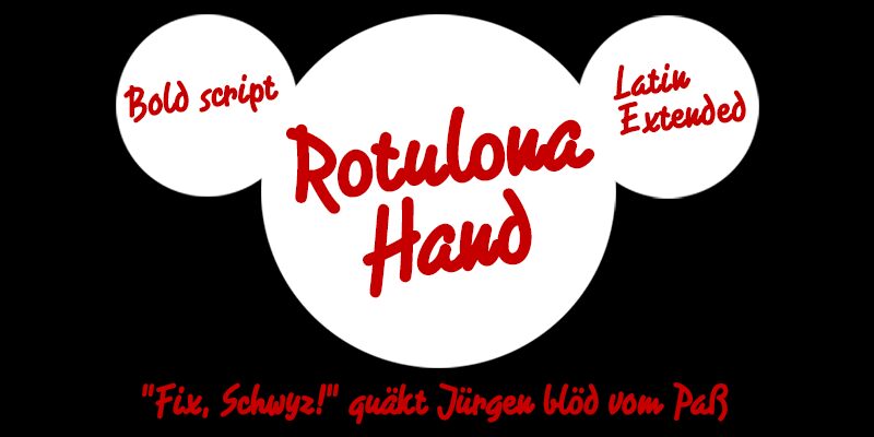 handzpyd フォント