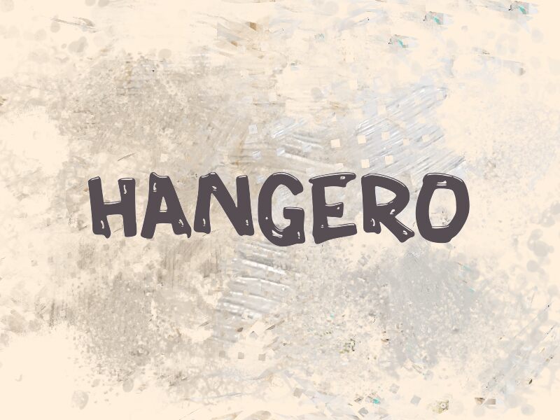 h Hangero الخط