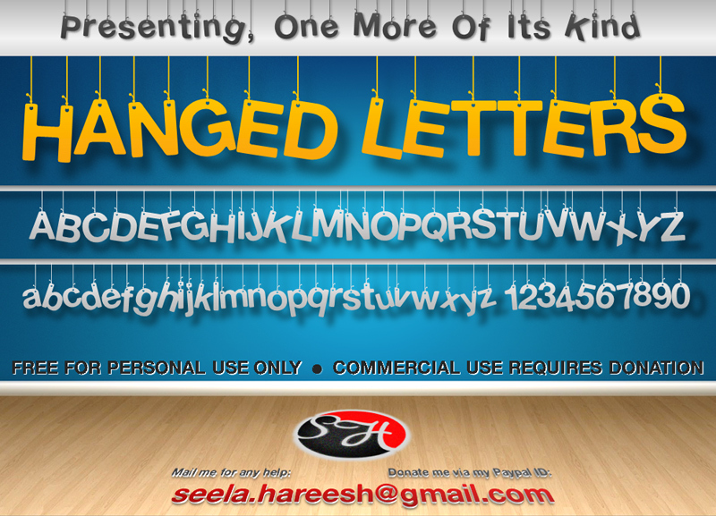 Hanging Letters Czcionka