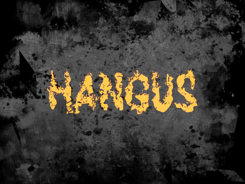 h Hangus Schriftart