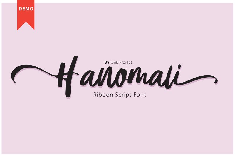 Hanomali Schriftart