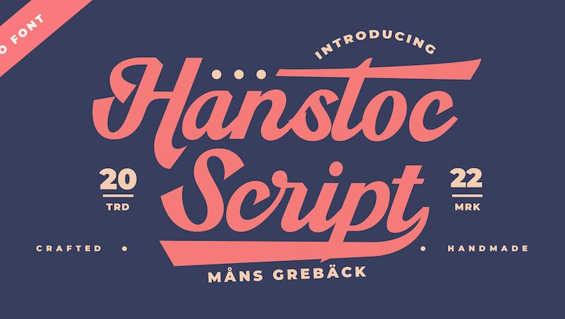 Hanstoc Script Schriftart