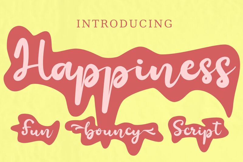 Happiness Шрифт