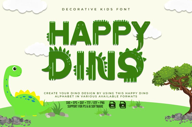 Happy Dino Carattere