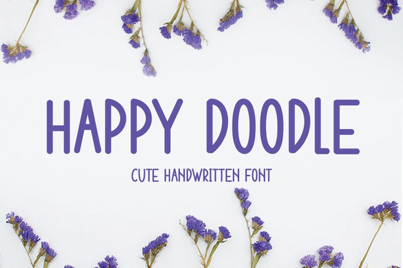 HAPPY DOODLE Druh písma