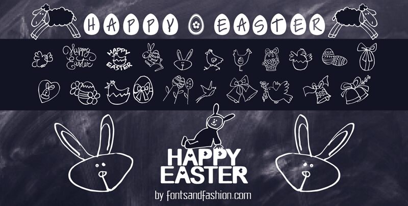 Happy Easter Schriftart