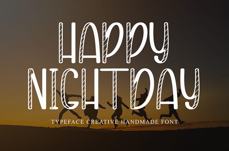 Happy Nightday Czcionka