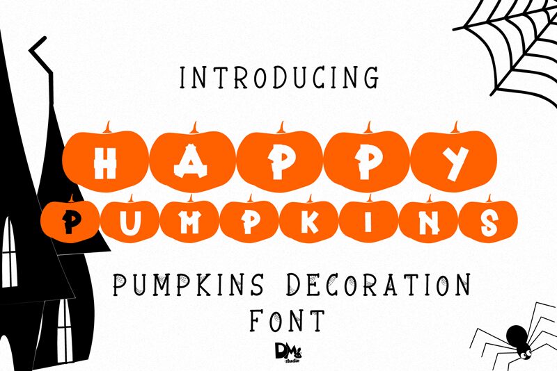 Happy Pumpkins Schriftart