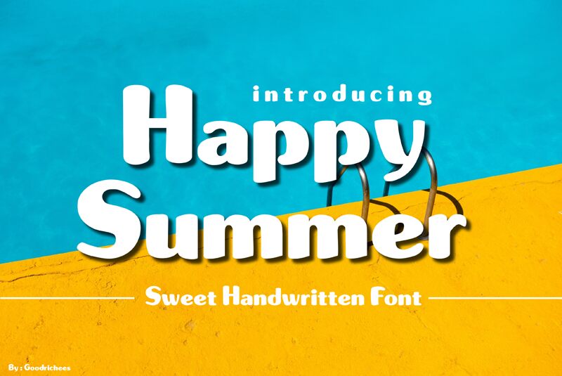 Happy summer Font