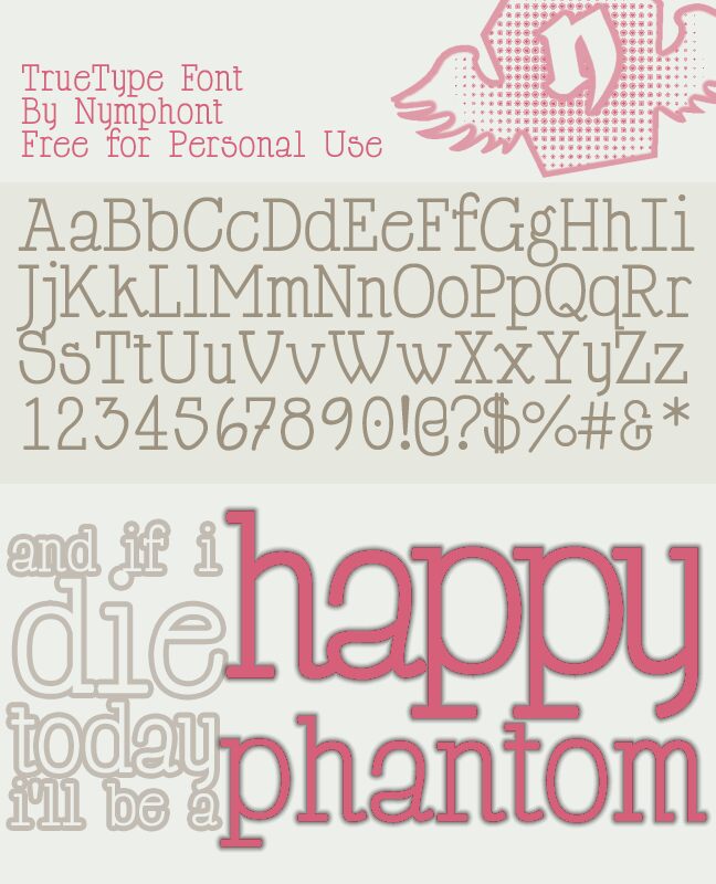 HappyPhantom Schriftart