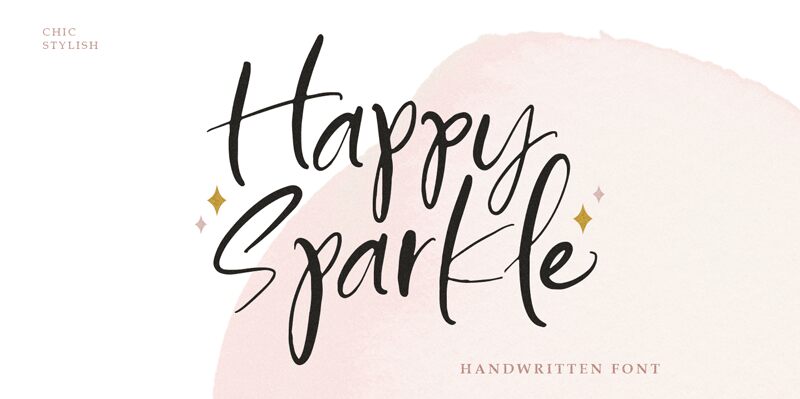 Happy Sparkle Carattere