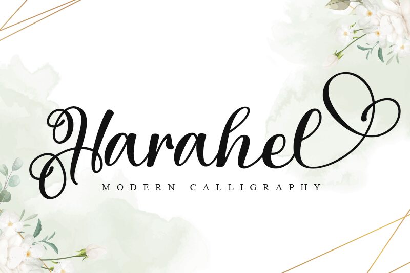 Harahel Schriftart