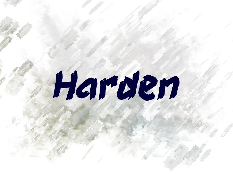 h Harden Carattere