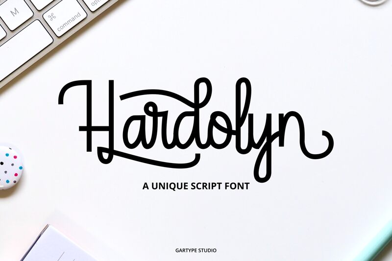 Hardolyn Schriftart