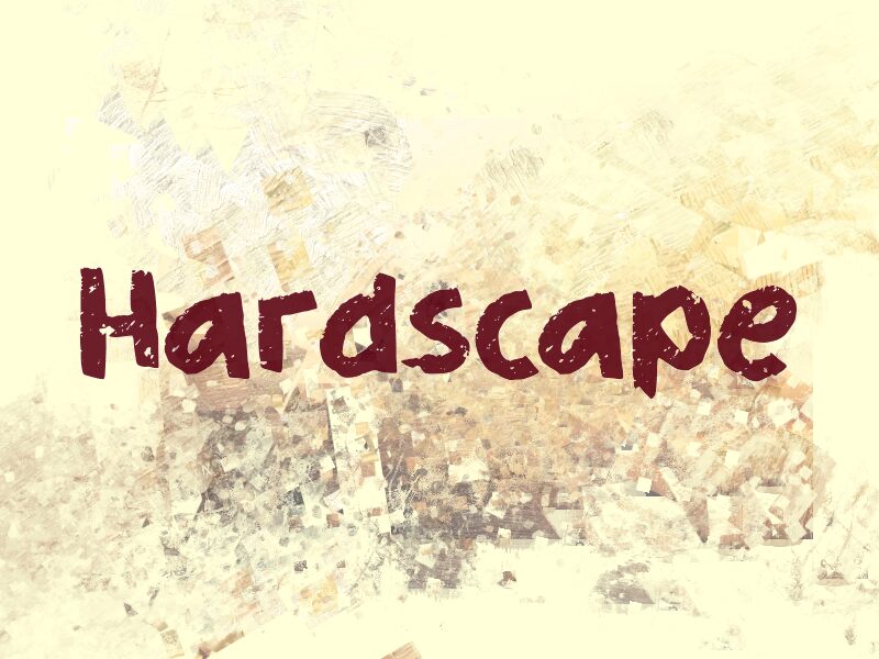h Hardscape Schriftart