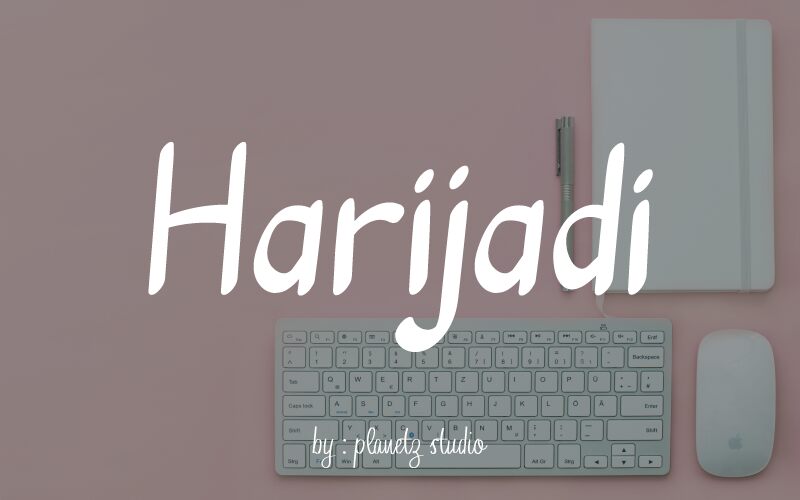 Harijadi Druh písma
