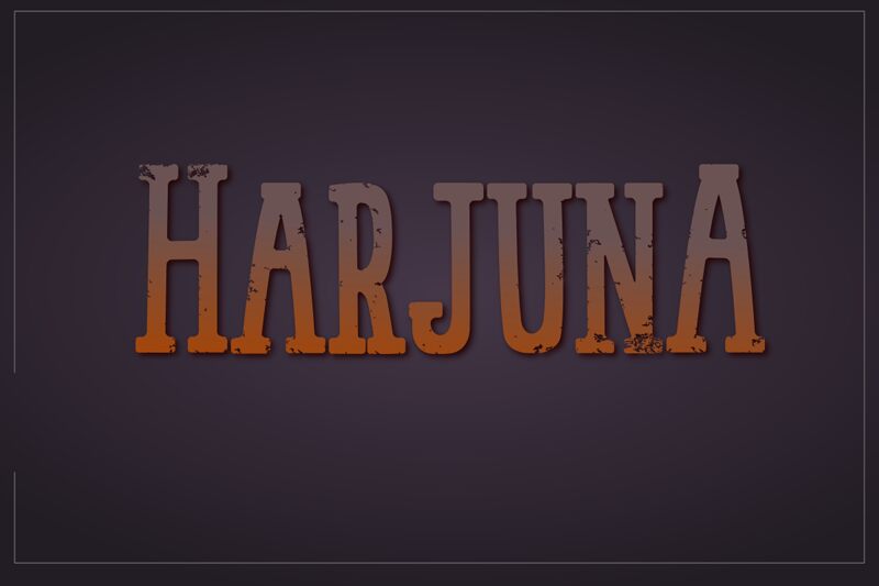 HarjunA Font