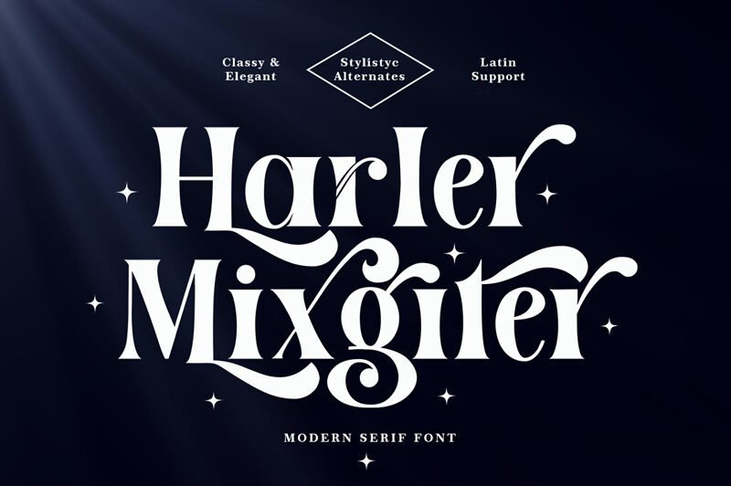 Harler Mixgiter Schriftart