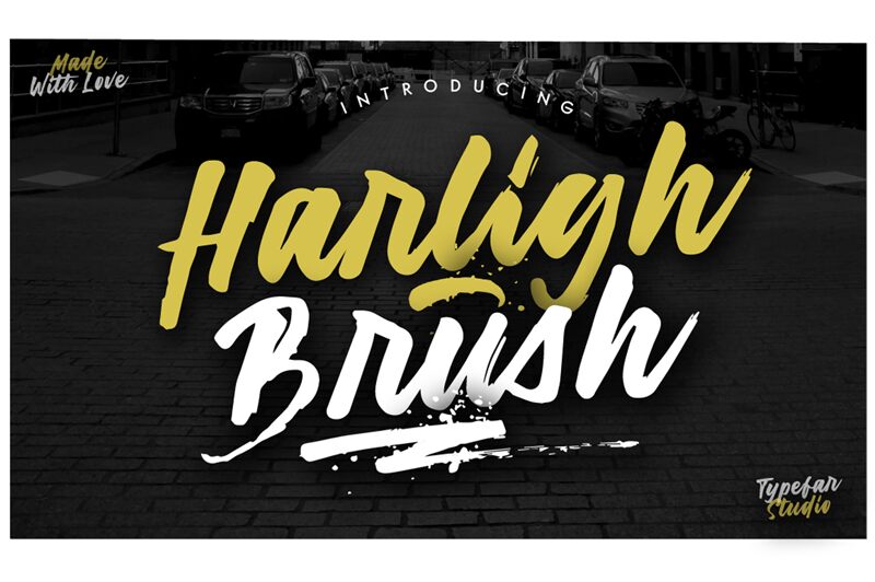Harligh Brush Шрифт