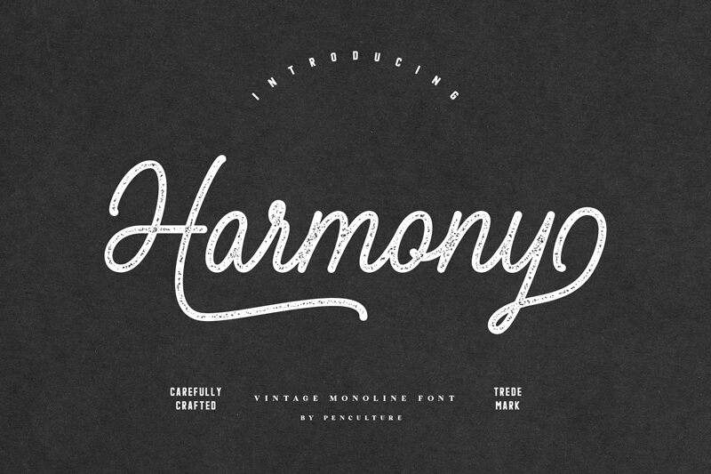 Harmony Schriftart