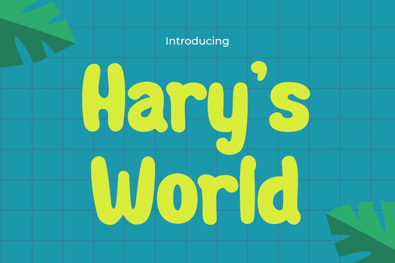Harys-World Шрифт