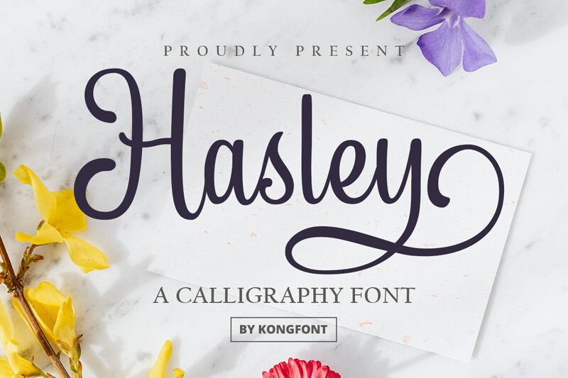 Hasley Schriftart